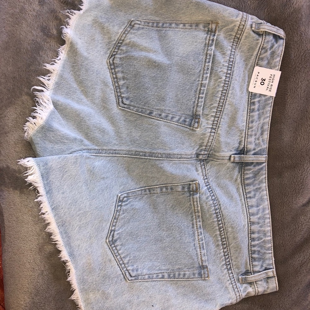 NEW PacSun High Rise Festival Jean Shorts